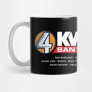 Channel 4 KVWN San Diego - vintage logo Mug